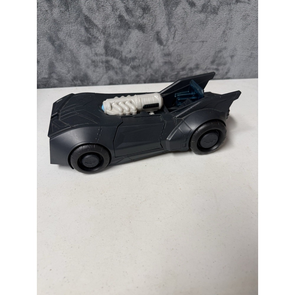 DC Comics Batman Tech Defender Batmobile Transforming Vehicle Blaster Launcher